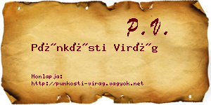 Pünkösti Virág névjegykártya